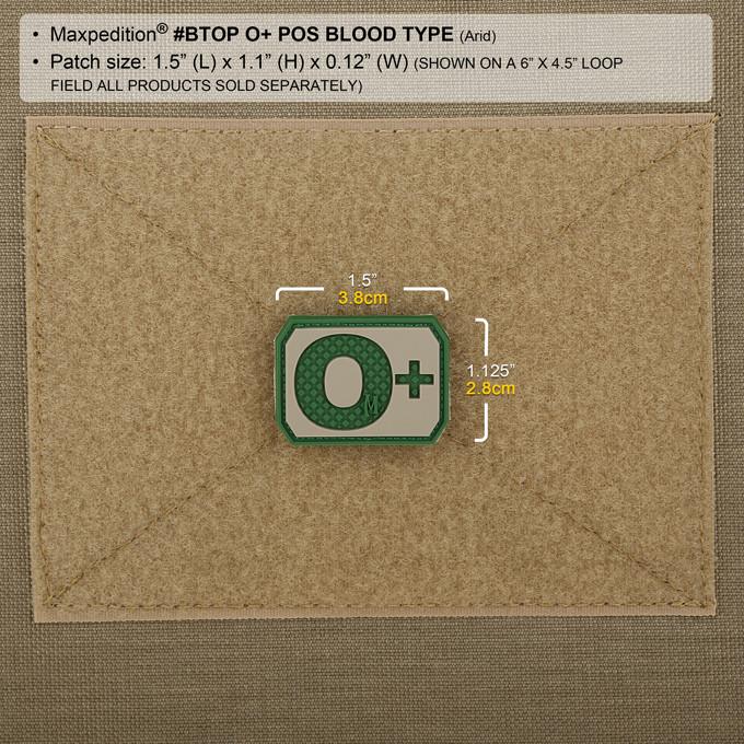 maxpedition-legacy-o-blutgruppen-patch-swat-pvc image 5