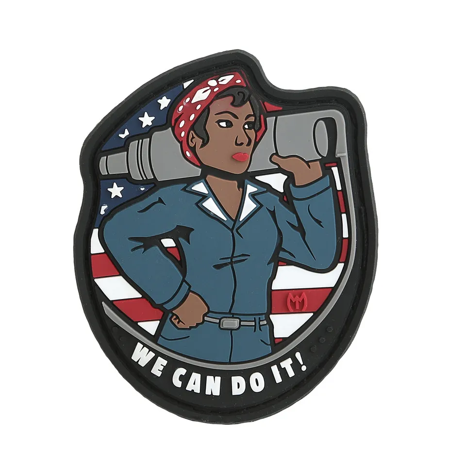 maxpedition-riveting-rosie-morale-patch-pvc-tactical image 1