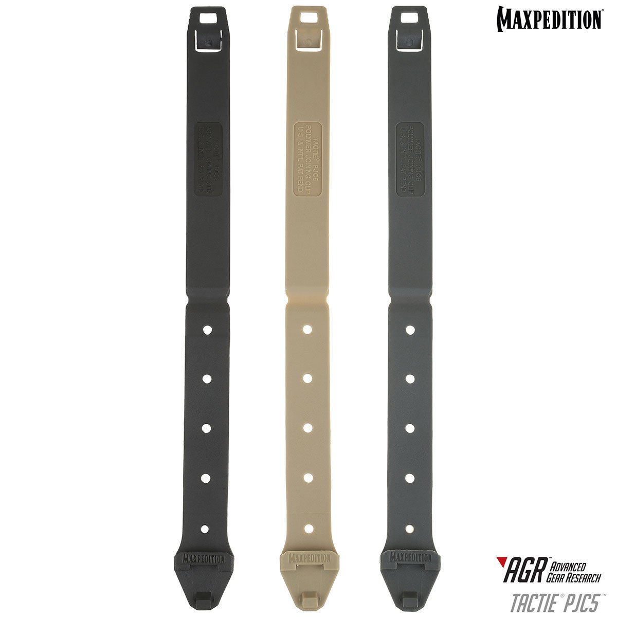 maxpedition-tactie-pjc5-clips-grau-6er-molle-polymer image 6
