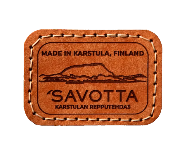 savotta-j-k-ri-lederpatch-patch-braun-mit-klett image 1