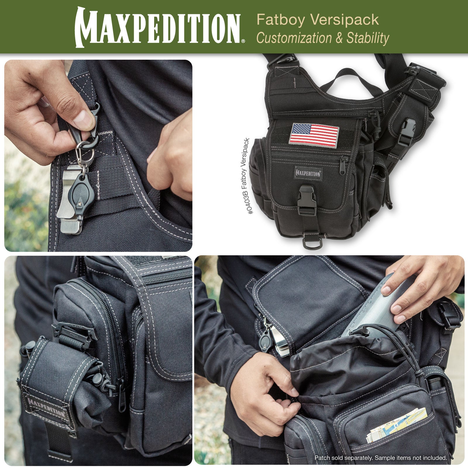maxpedition-fatboy-versipack-umh-ngetasche-khaki-7-4l image 6