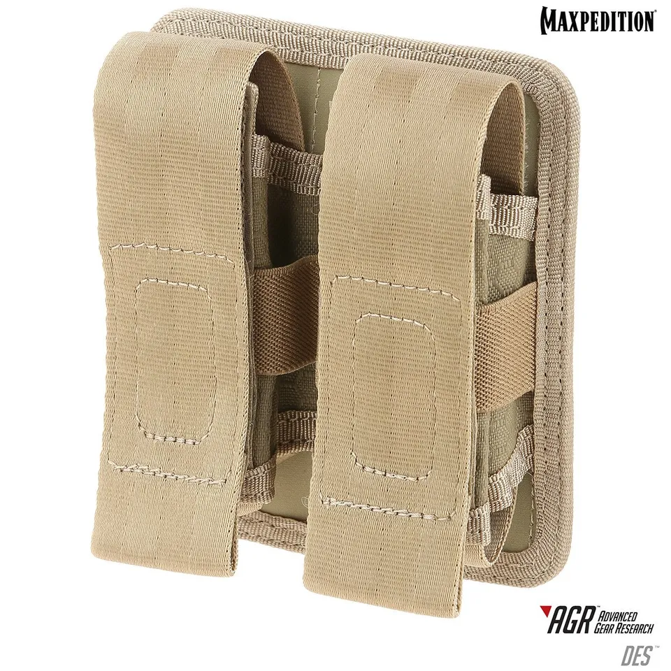 maxpedition-des-double-sheath-pouch-molle-tan image 1