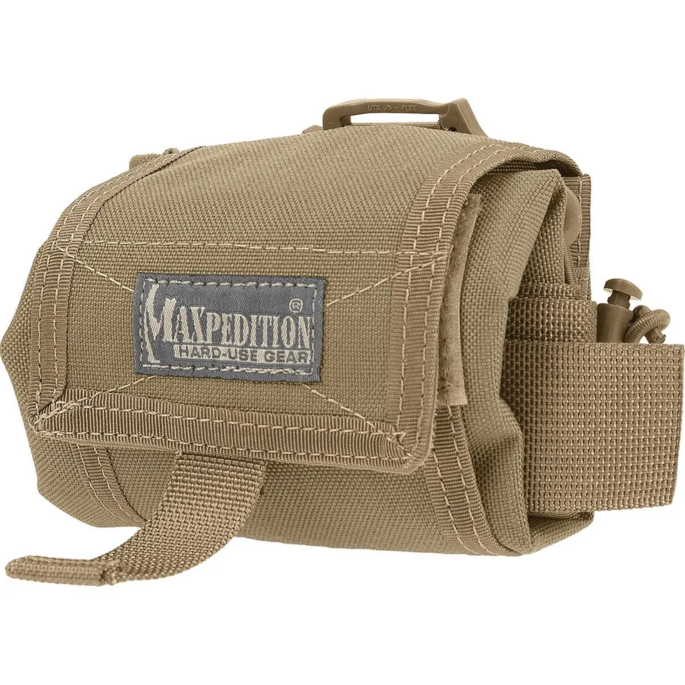 maxpedition-mega-rollypoly-abwurfbeutel-khaki-faltbar image 1
