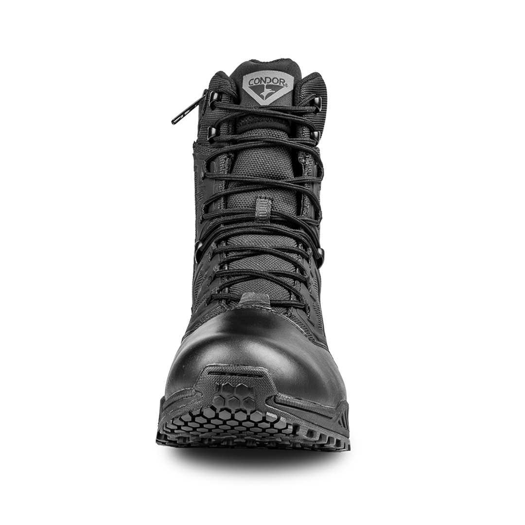 condor-brigade-8-zip-einsatzstiefel-schwarz-seitenrei-verschluss image 7
