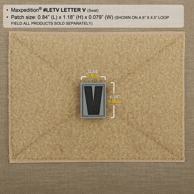 maxpedition-letter-v-morale-patch-pvc-aufn-her-arid-swat image 4
