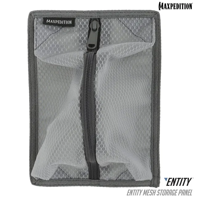 maxpedition-entity-mesh-einsatz-grau-klett-organizer-12-7cm image 1