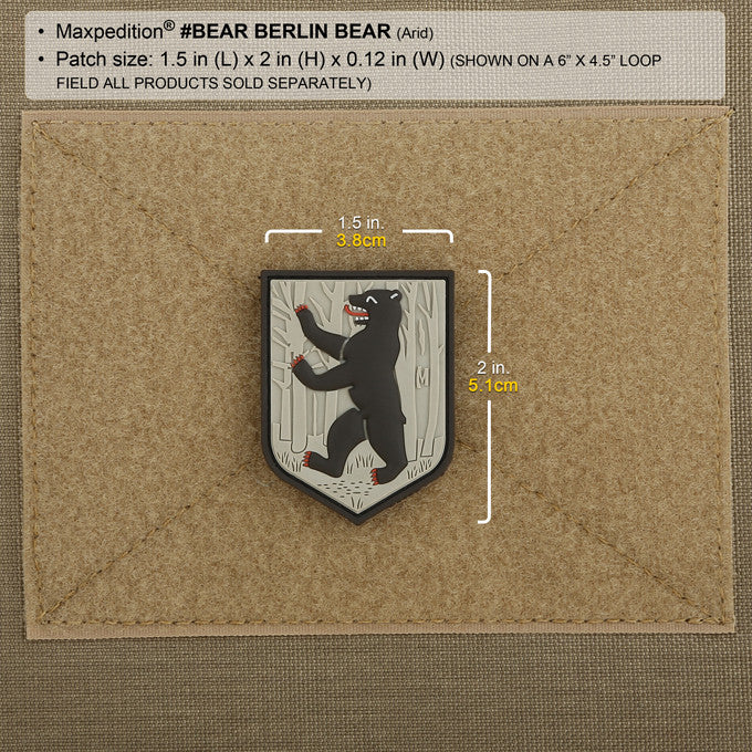 maxpedition-legacy-berlin-bear-pvc-patch-swat-b-r-klett image 3
