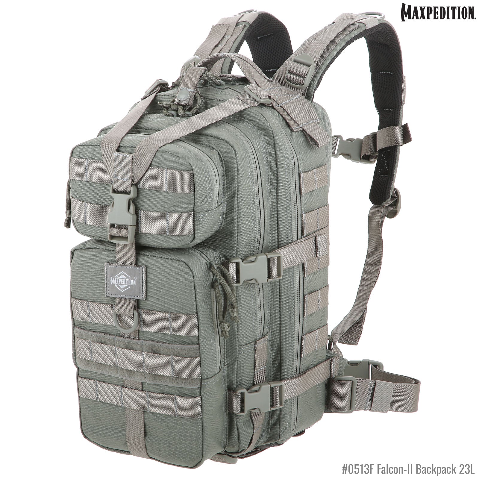 maxpedition-falcon-ii-rucksack-23l-khaki-molle-tagesrucksack image 4