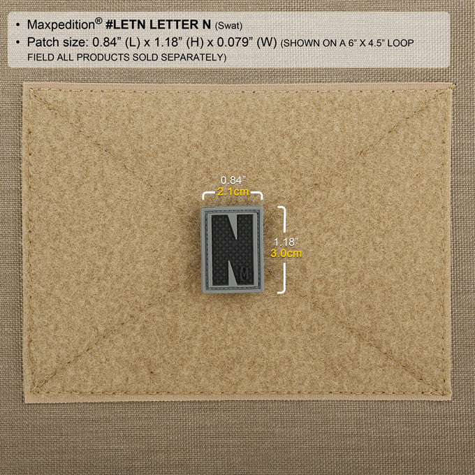 maxpedition-legacy-letter-n-morale-patch-swat-pvc image 4