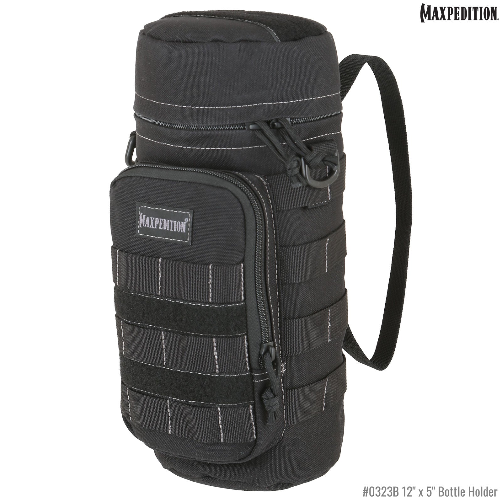 maxpedition-legacy-12x5-bottle-holder-flaschenhalter-schwarz image 1