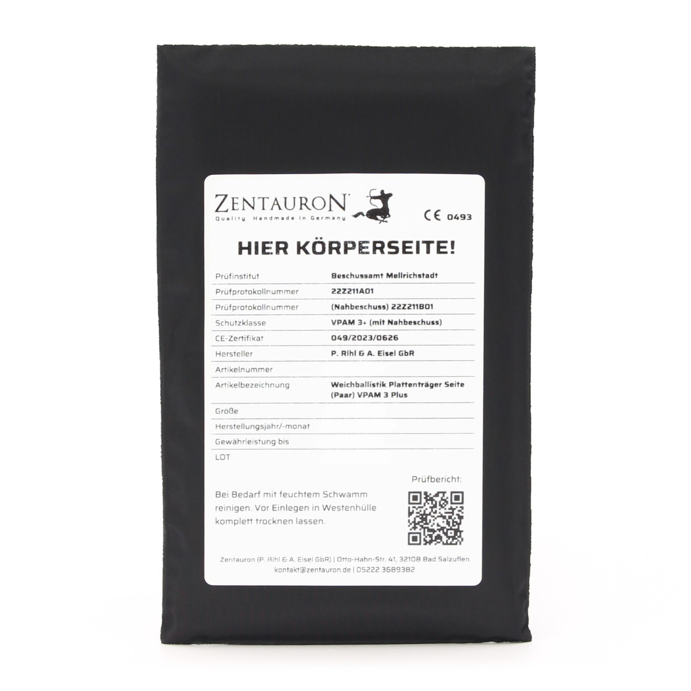 zentauron-thor-weichballistik-vpam-3-seiteneinlage-paar image 3