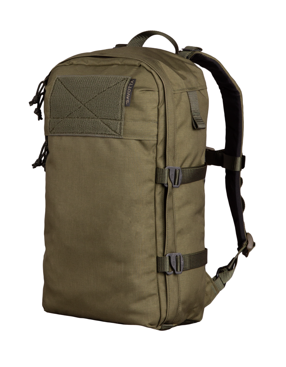savotta-kahakka-niukka-20l-rucksack-gr-n-trinksystem image 1