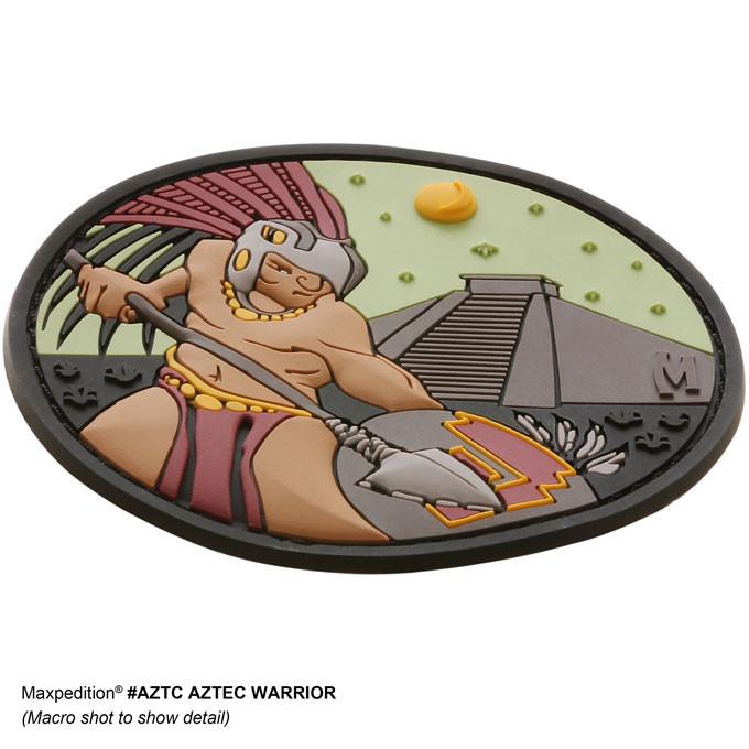 maxpedition-aztec-warrior-patch-full-color-pvc-3d image 3