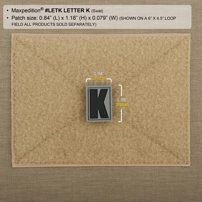 maxpedition-legacy-letter-k-morale-patch-arid-pvc image 3
