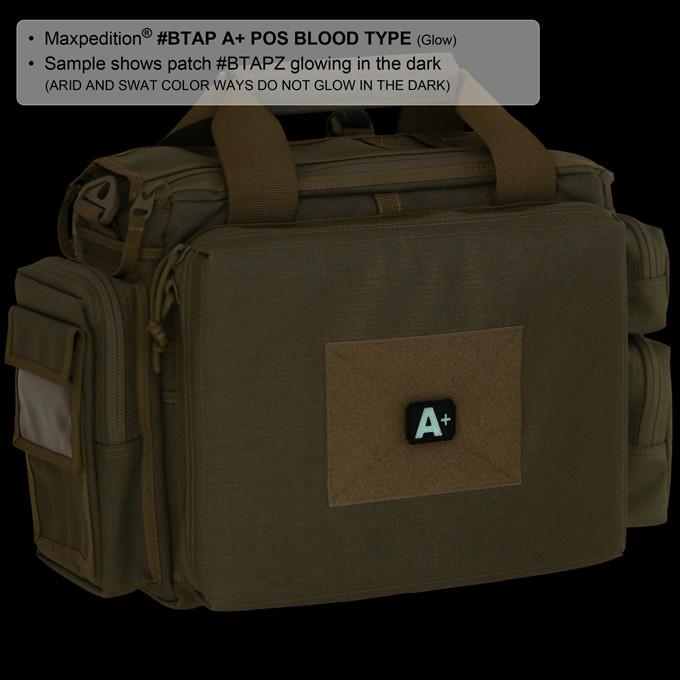 maxpedition-legacy-a-blood-type-morale-patch-swat-pvc image 4