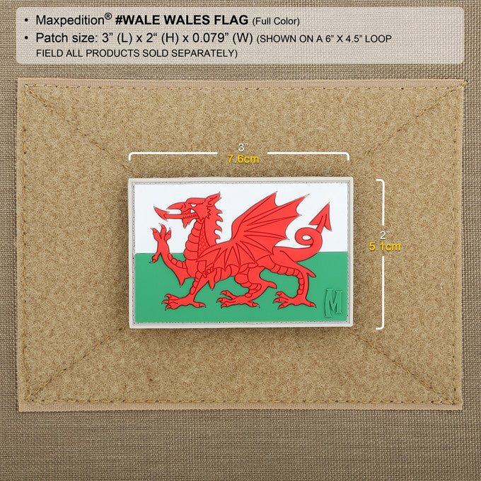 maxpedition-wales-flag-patch-full-color-3d-pvc-flaggenaufn-her image 5