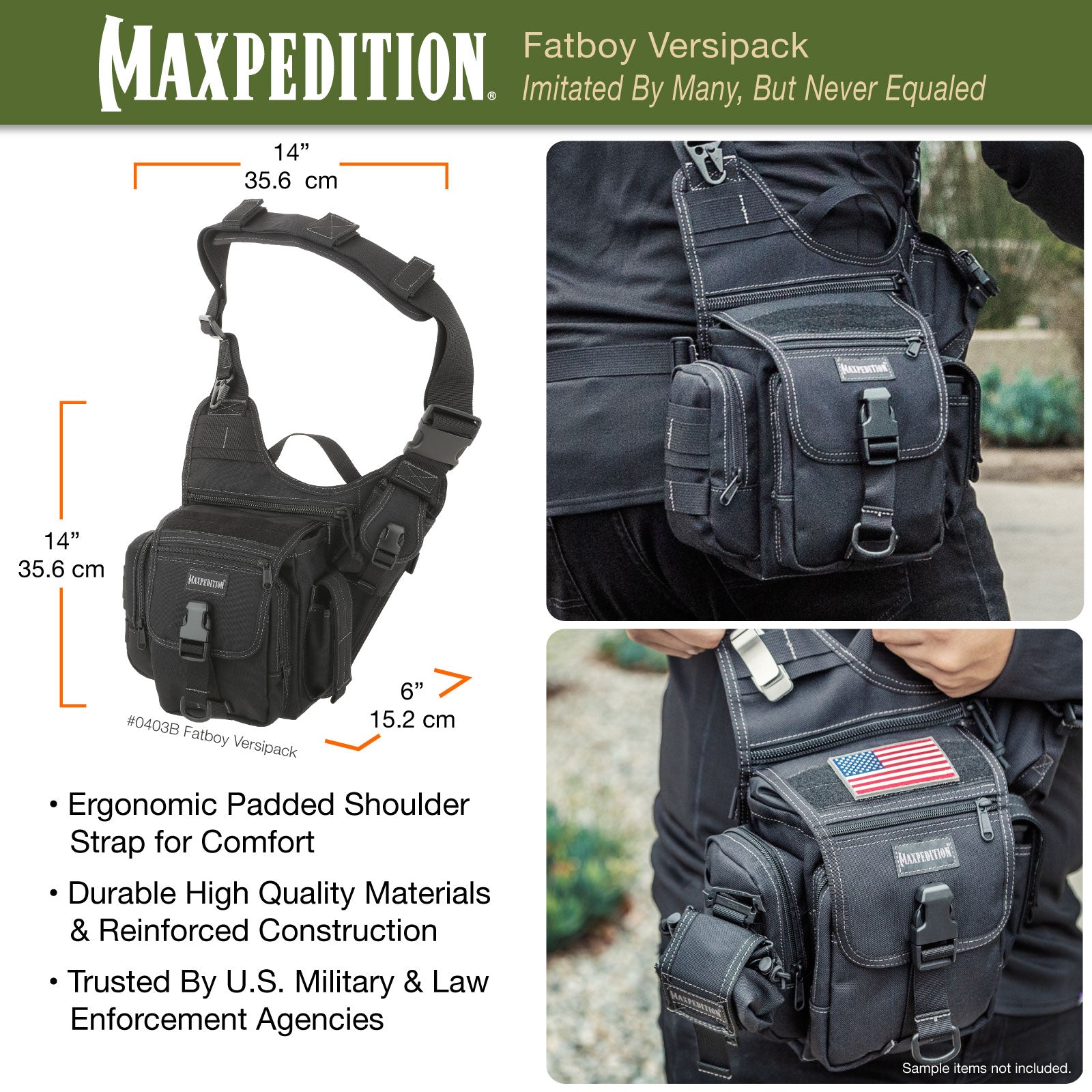 maxpedition-fatboy-versipack-umh-ngetasche-khaki-7-4l image 3