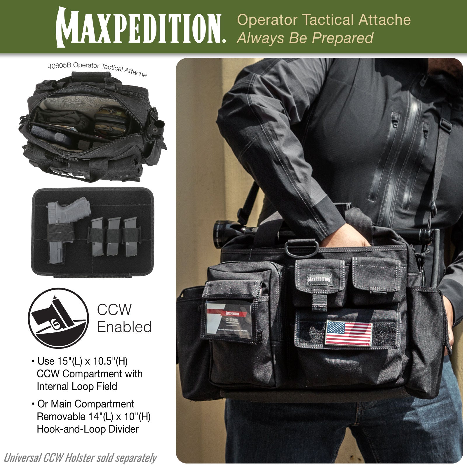 maxpedition-agr-operator-tactical-attache-laptoptasche-schwarz image 5