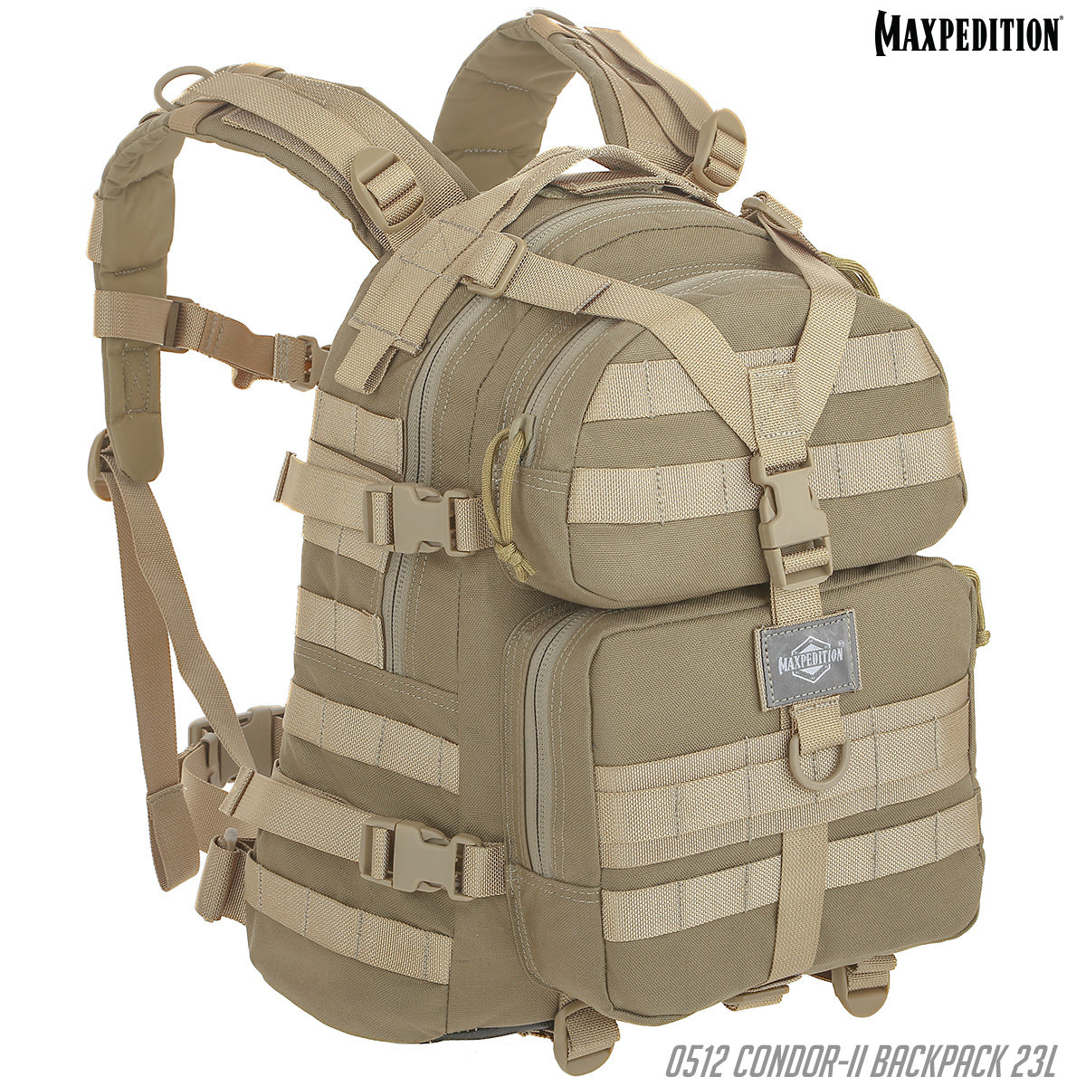 maxpedition-condor-ii-rucksack-23l-taktischer-rucksack-khaki image 4