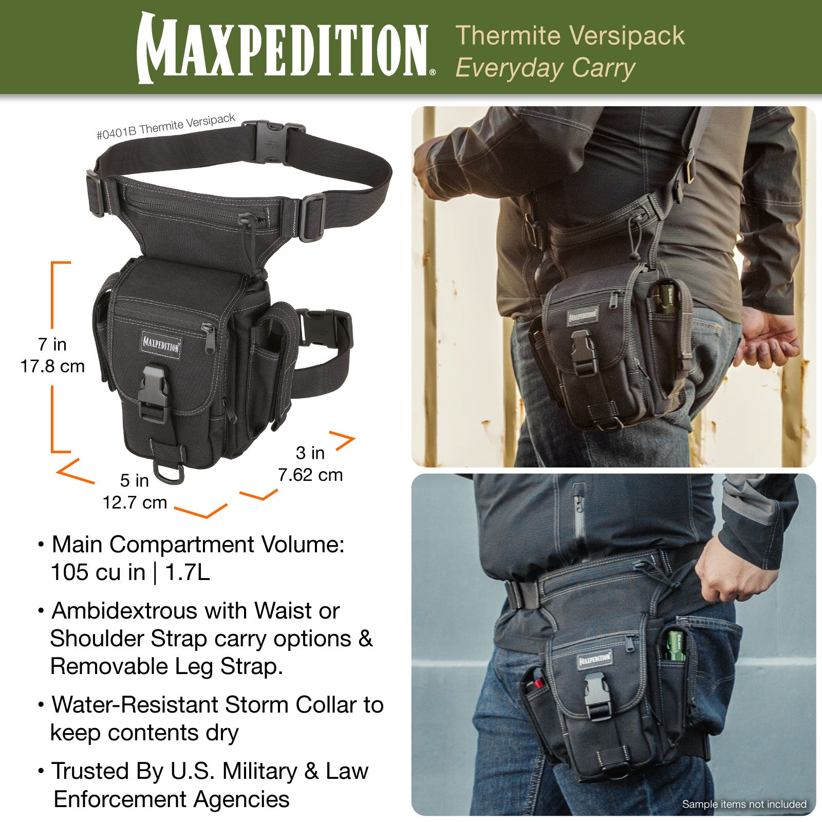 maxpedition-thermite-versipack-umh-ngetasche-khaki-wasserabweisend image 3