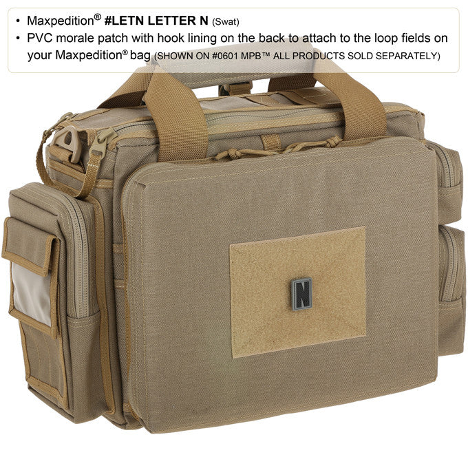 maxpedition-legacy-letter-n-morale-patch-swat-pvc image 3