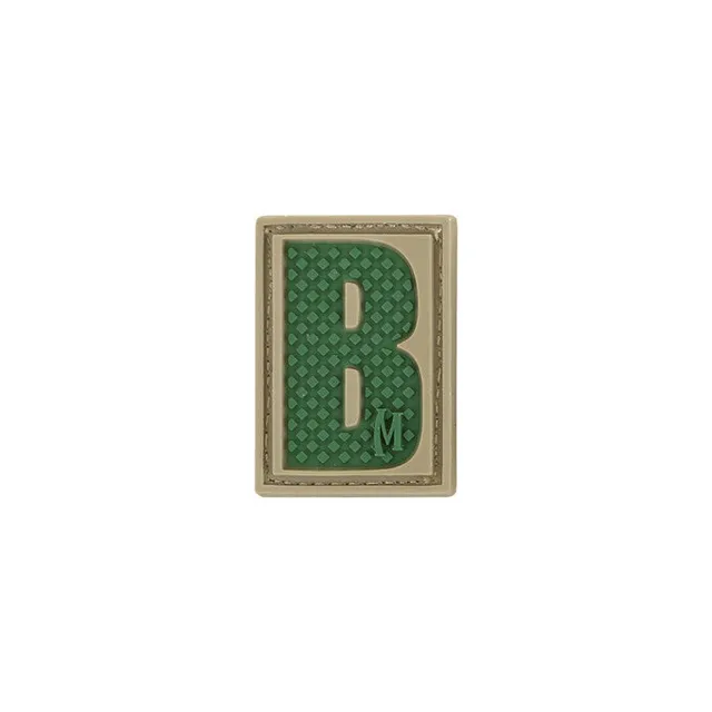 maxpedition-legacy-letter-b-morale-patch-arid-pvc-klett image 1