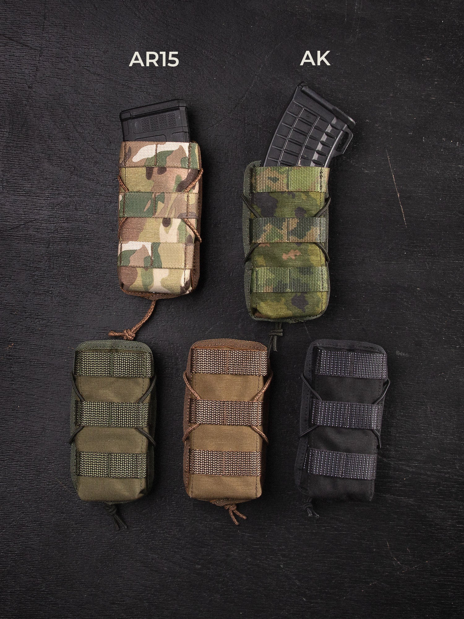 savotta-ot-mag-pouch-ar15-ak-magazintasche-m05-woodland-molle-offen image 3