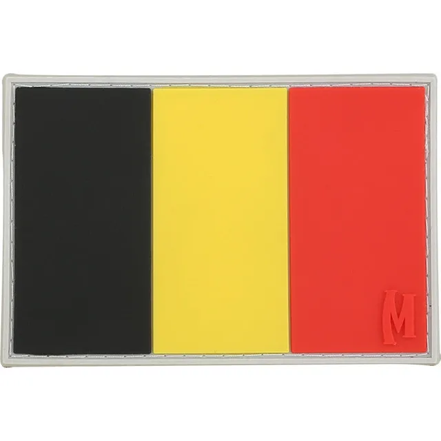 maxpedition-belgien-flagge-patch-pvc-bunt-mit-klett image 1