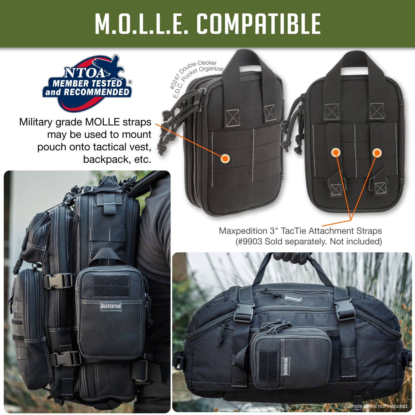 maxpedition-legacy-double-decker-edc-organizer-tasche-schwarz image 8