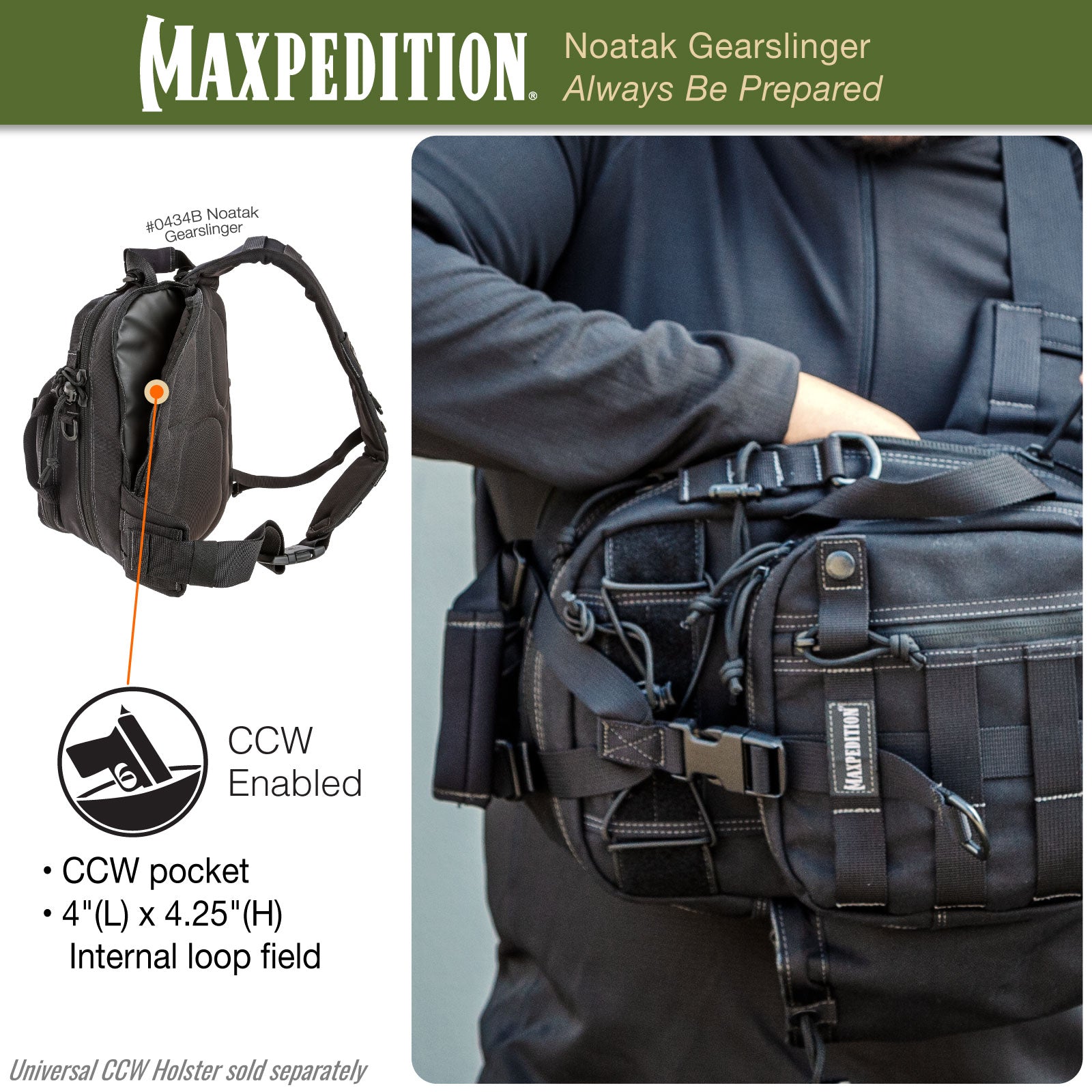 maxpedition-noatak-gearslinger-sling-pack-8l-black image 8
