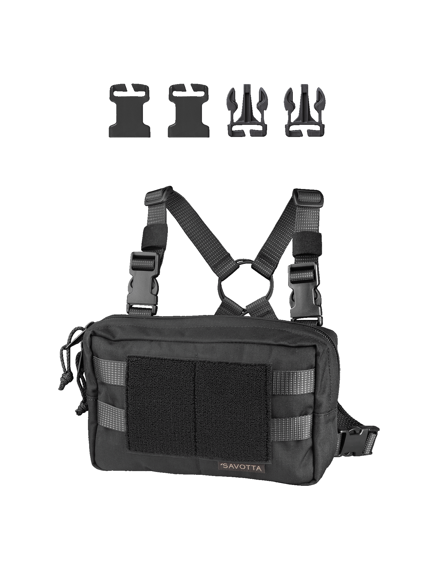 savotta-kahakka-rintamus-chest-pack-gr-n-set-schnallen image 4