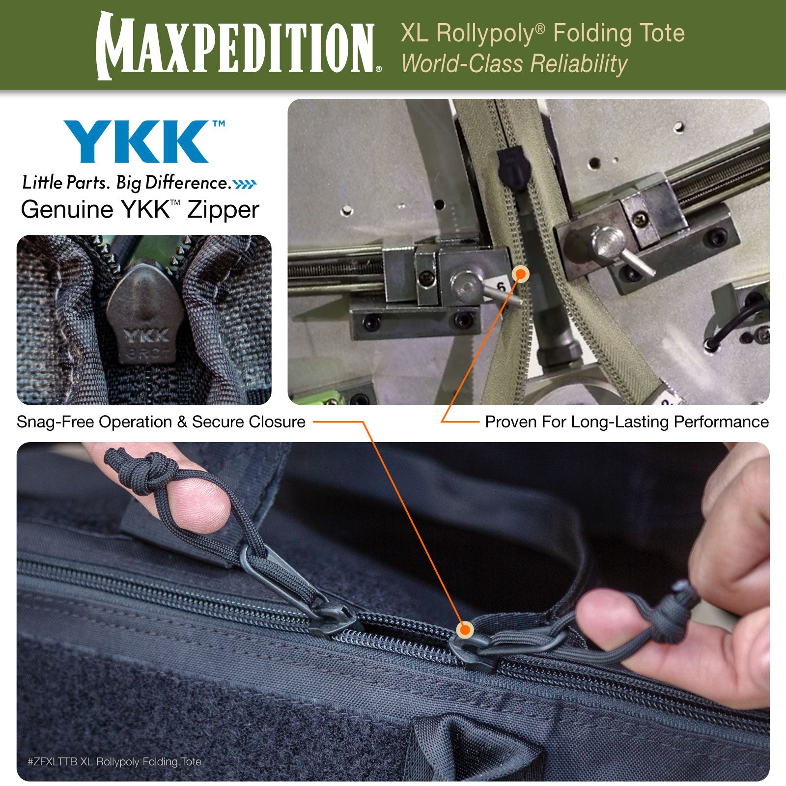 maxpedition-rollypoly-xl-folding-tote-falttasche-wolf-gray image 7