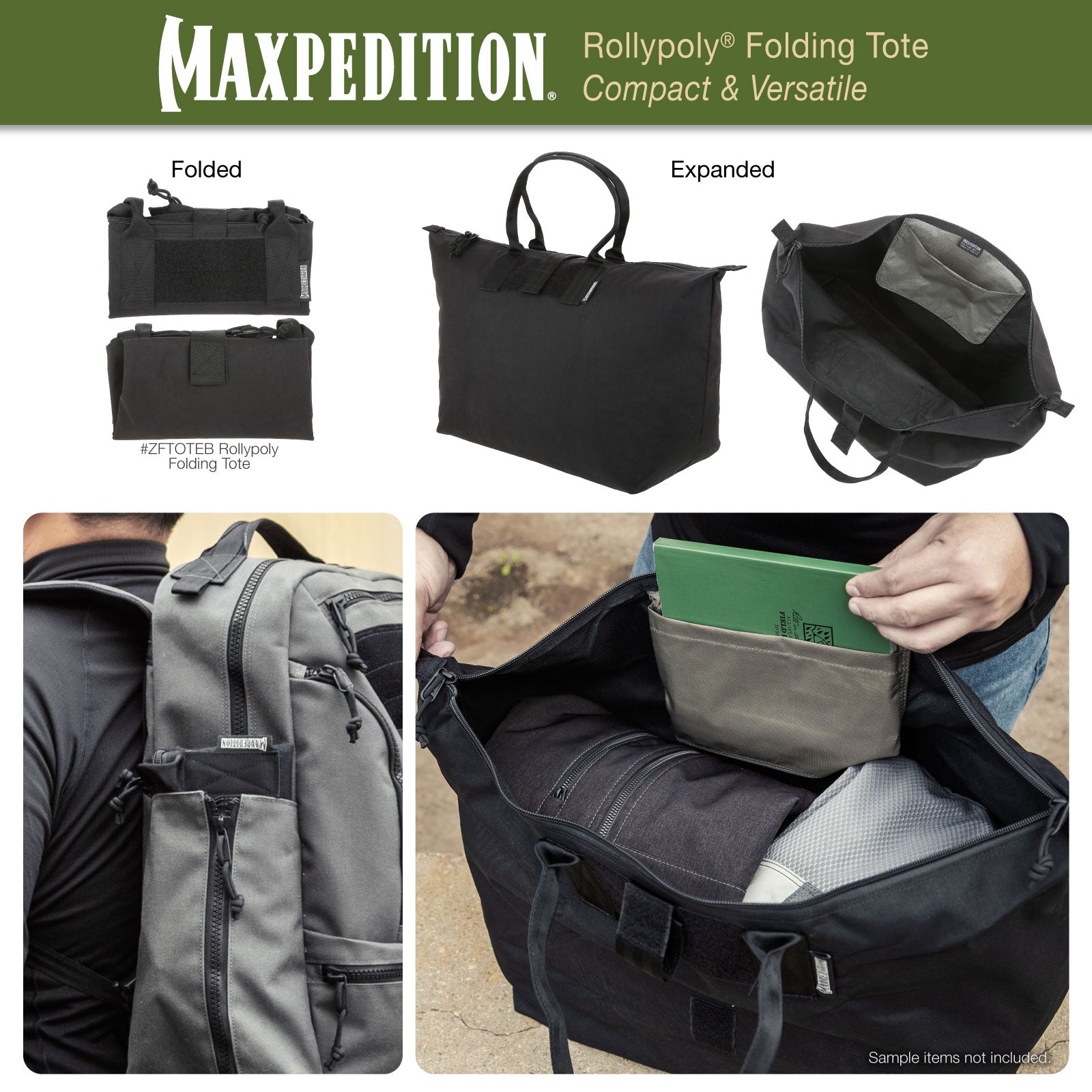 maxpedition-rollypoly-falt-tasche-wolf-gray-25-l image 5