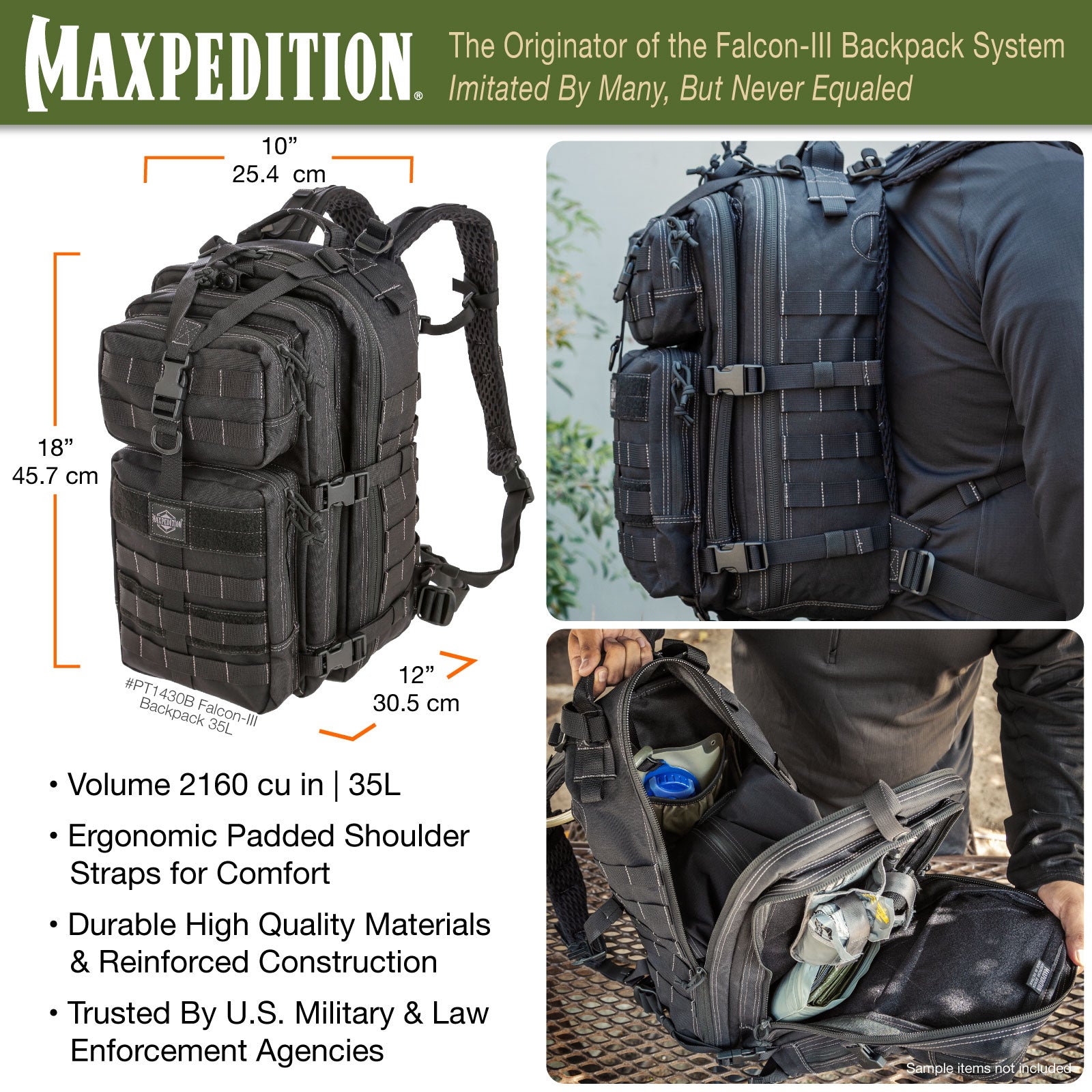 maxpedition-falcon-iii-rucksack-35l-khaki-molle-ccw image 8