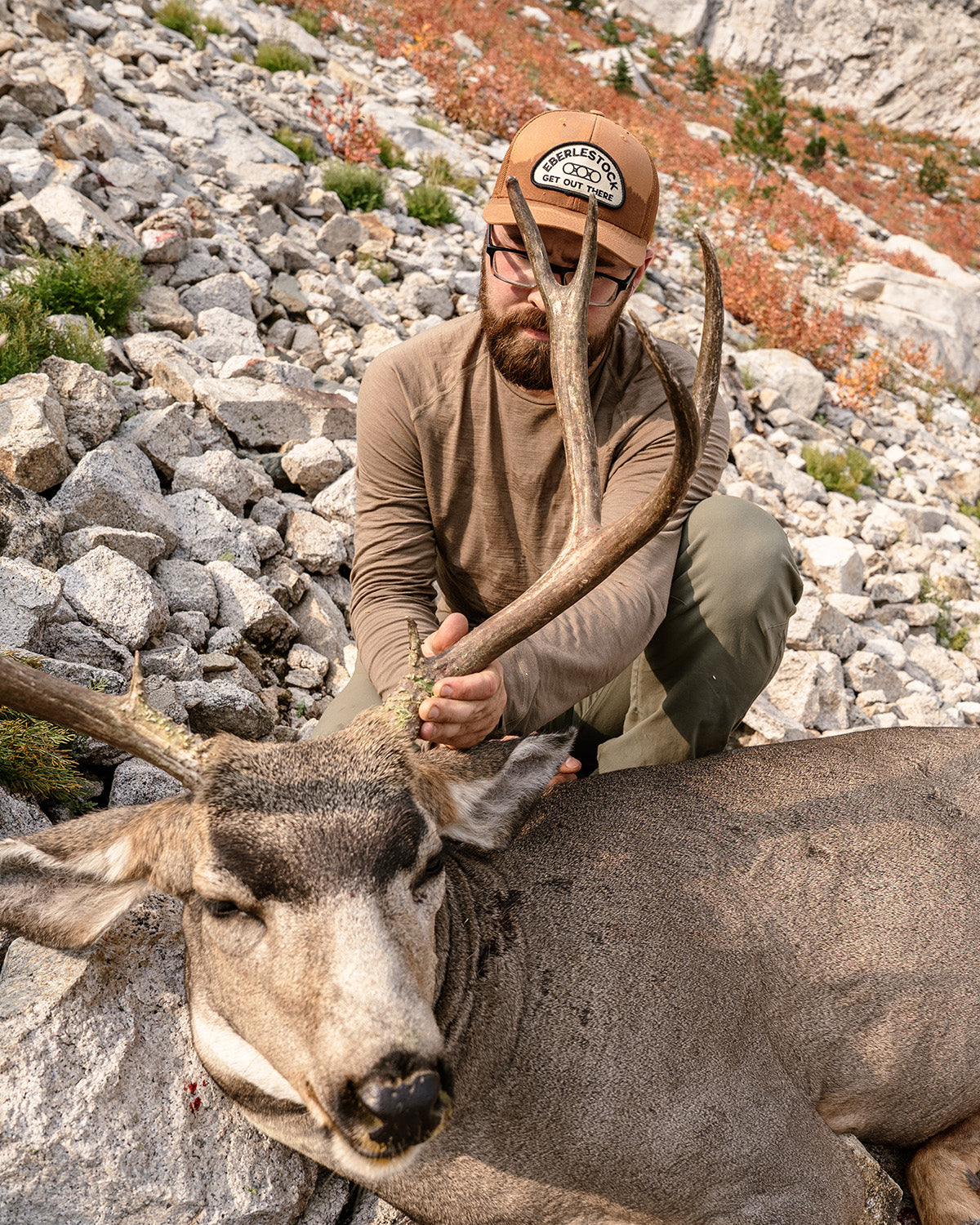 eberlestock-cascade-stone-hat-snapback-cap-sand image 5