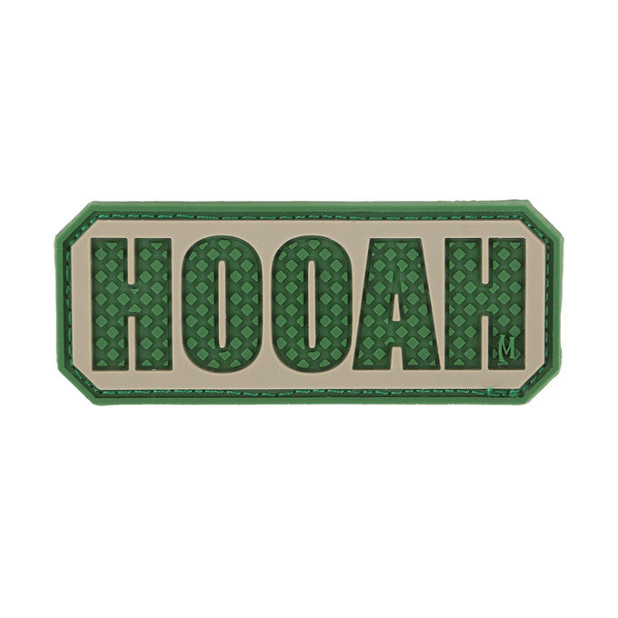 maxpedition-legacy-hooah-morale-patch-arid-pvc-schrift image 1
