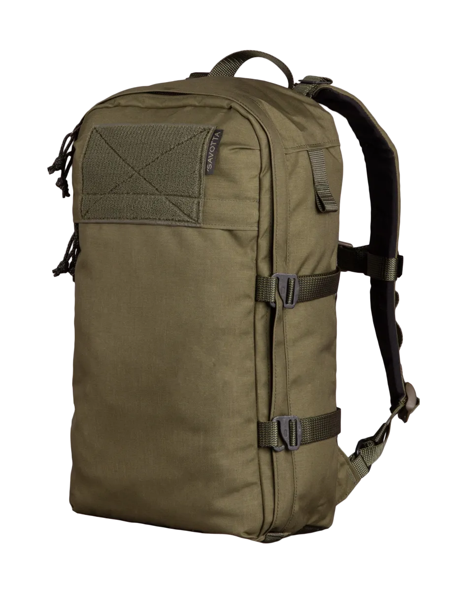 savotta-kahakka-niukka-20l-rucksack-gr-n-trinksystem image 1