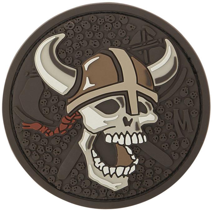 maxpedition-legacy-viking-skull-morale-patch-arid-totenkopf image 1