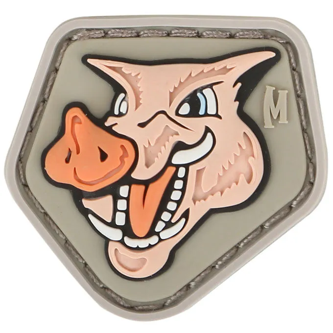 maxpedition-pig-morale-patch-pvc-klett-patch-full-color image 1