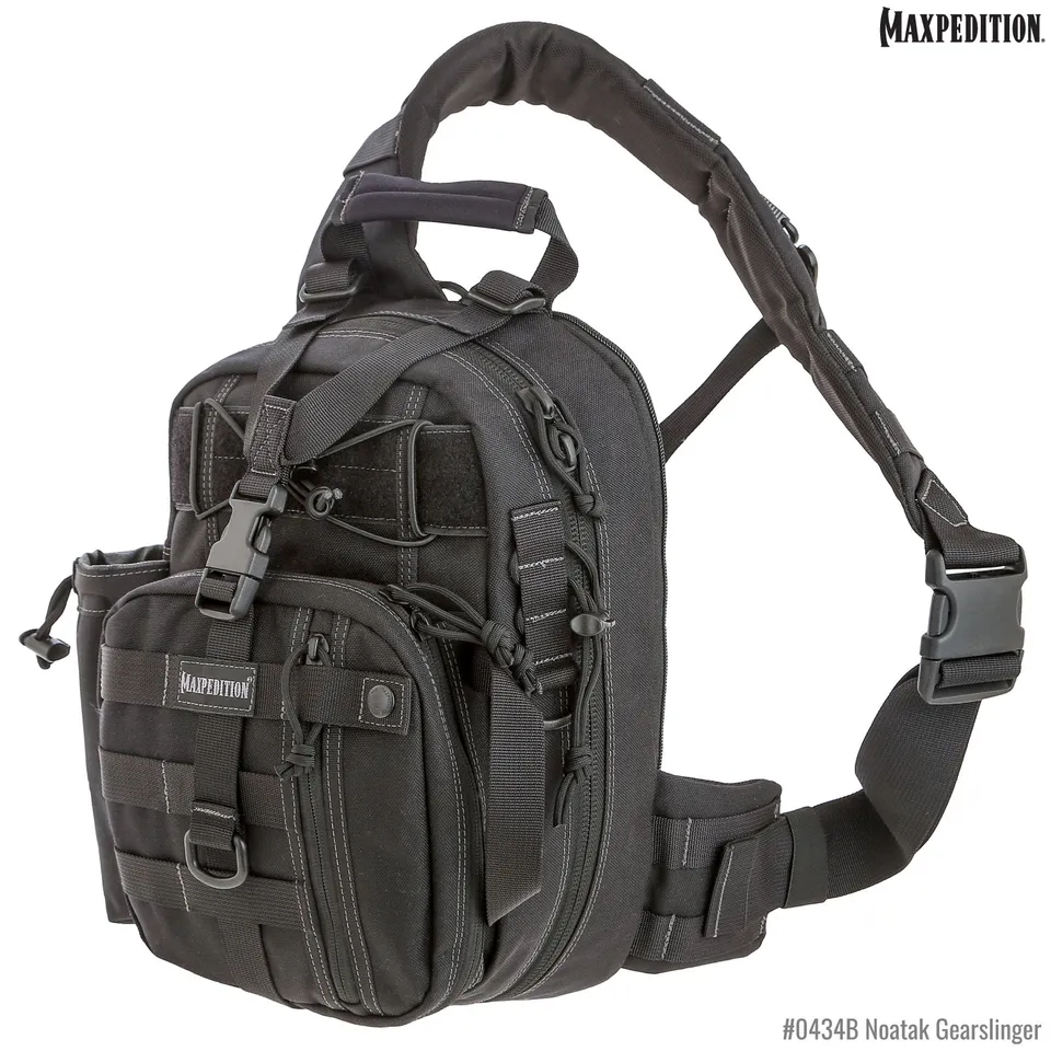 maxpedition-noatak-gearslinger-sling-pack-8l-black image 1