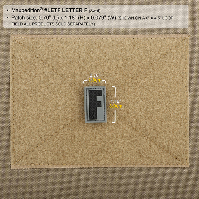 maxpedition-legacy-letter-f-morale-patch-swat-pvc image 4