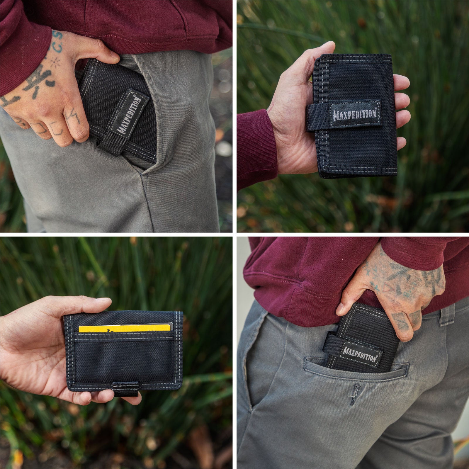 maxpedition-urban-wallet-geldb-rse-schwarz-nylon-kompakt image 3