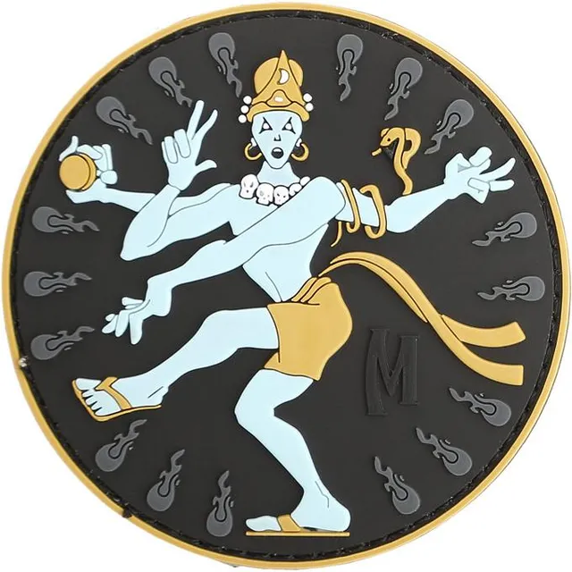 maxpedition-shiva-morale-patch-pvc-klett-patch-full-color-3-zoll image 1