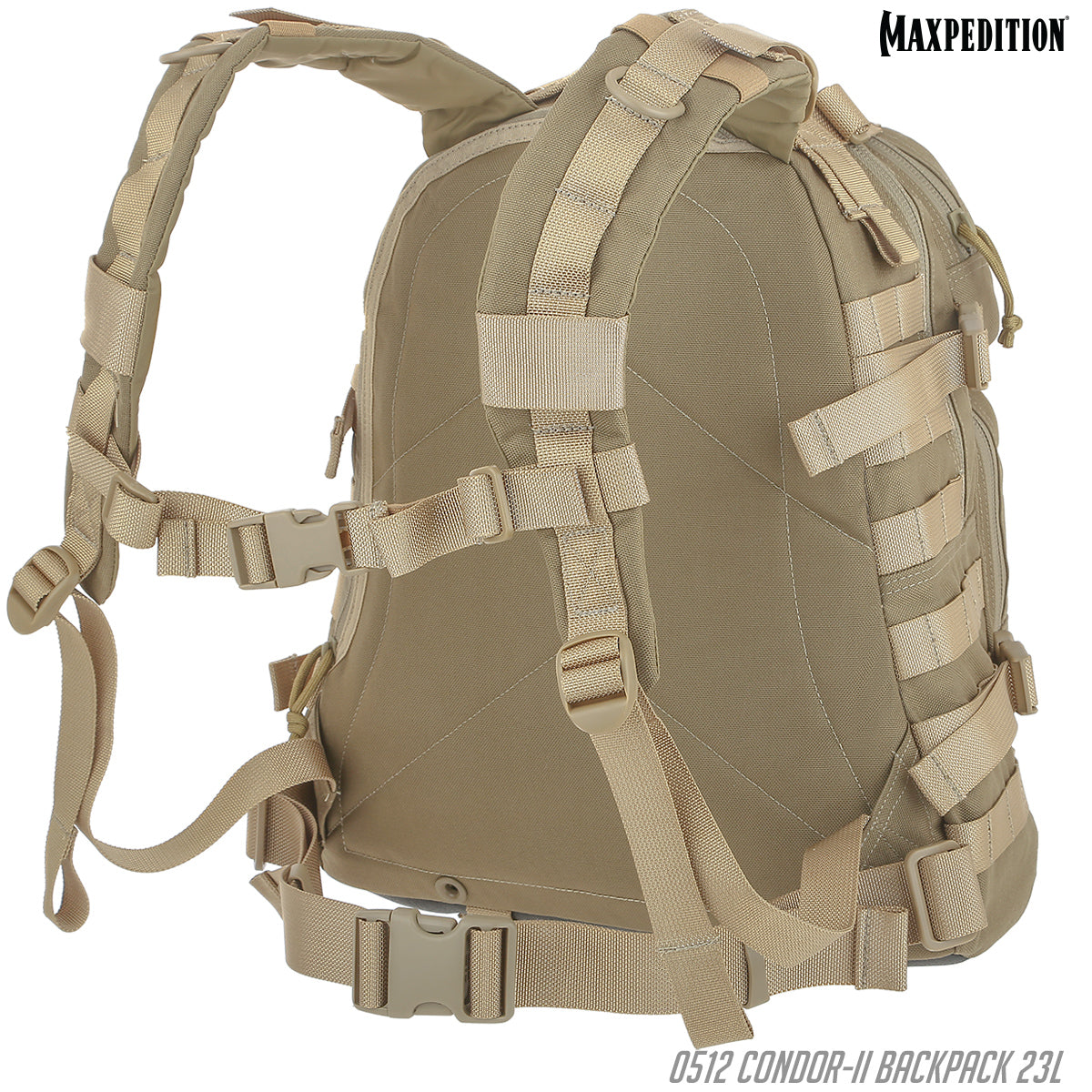 maxpedition-condor-ii-rucksack-23l-taktischer-rucksack-khaki image 5