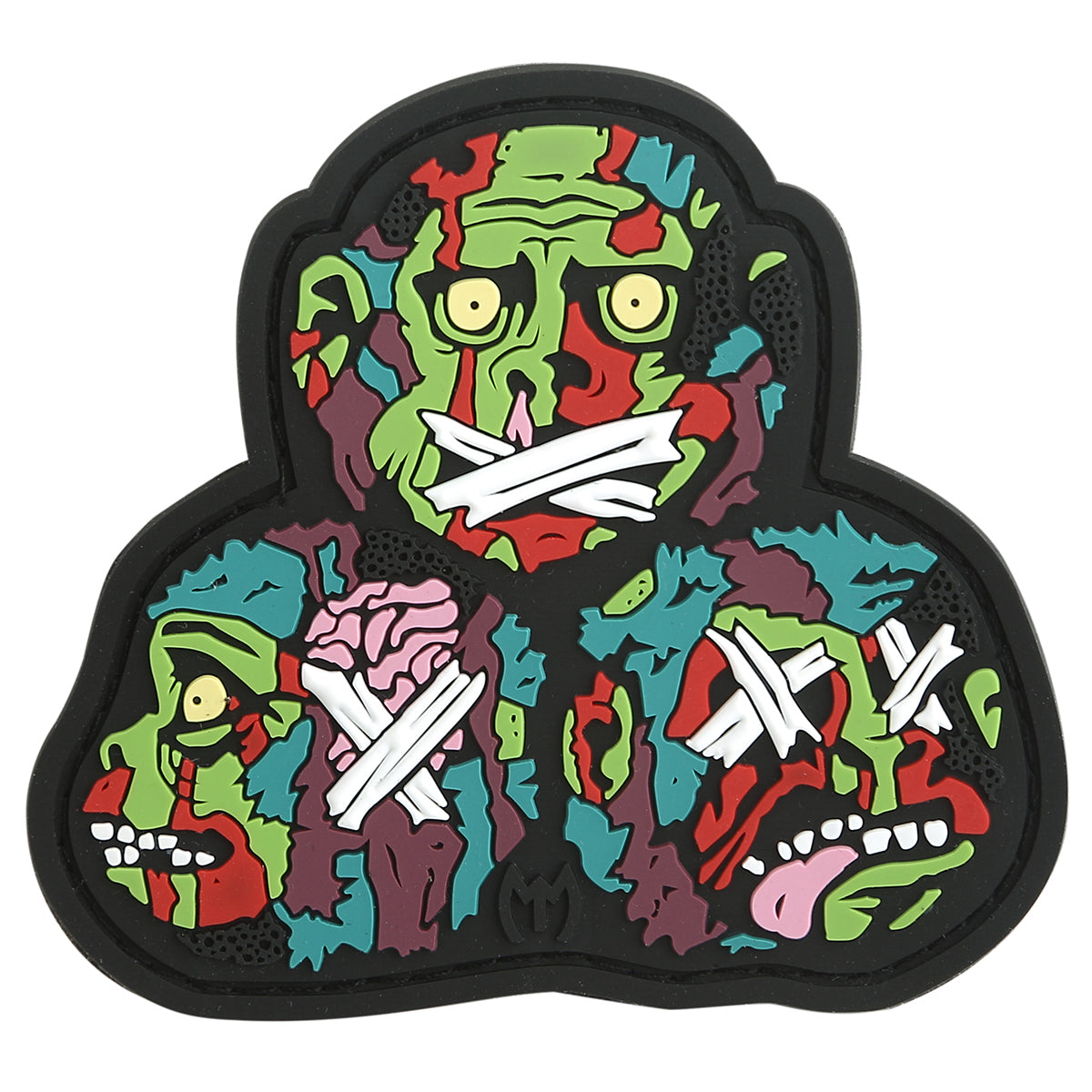 maxpedition-3-wise-monkeys-patch-full-color-3d-pvc-aufn-her image 1