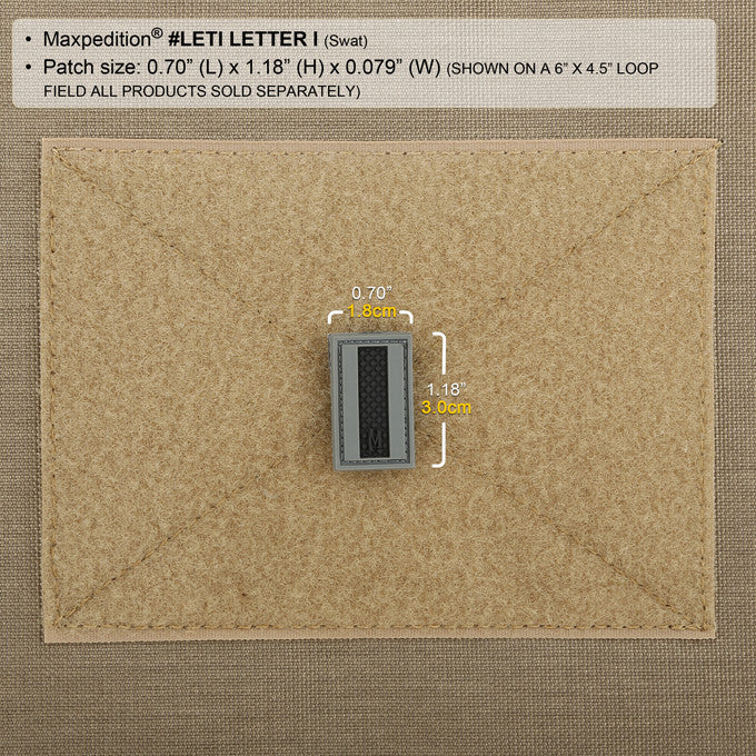 maxpedition-letter-i-morale-patch-pvc-buchstabe-swat image 4
