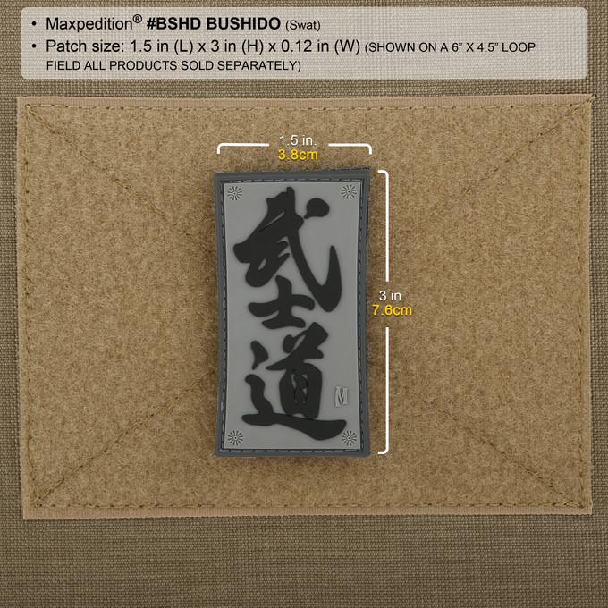 maxpedition-legacy-bushido-patch-swat-schwarz-pvc image 4