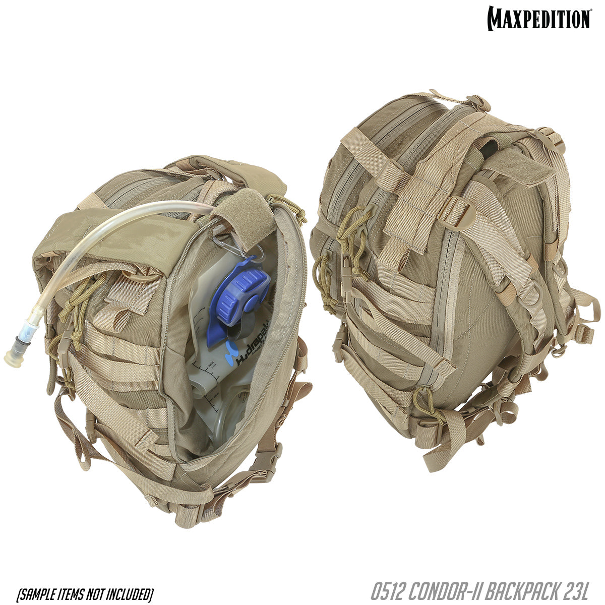maxpedition-condor-ii-rucksack-23l-taktischer-rucksack-khaki image 8