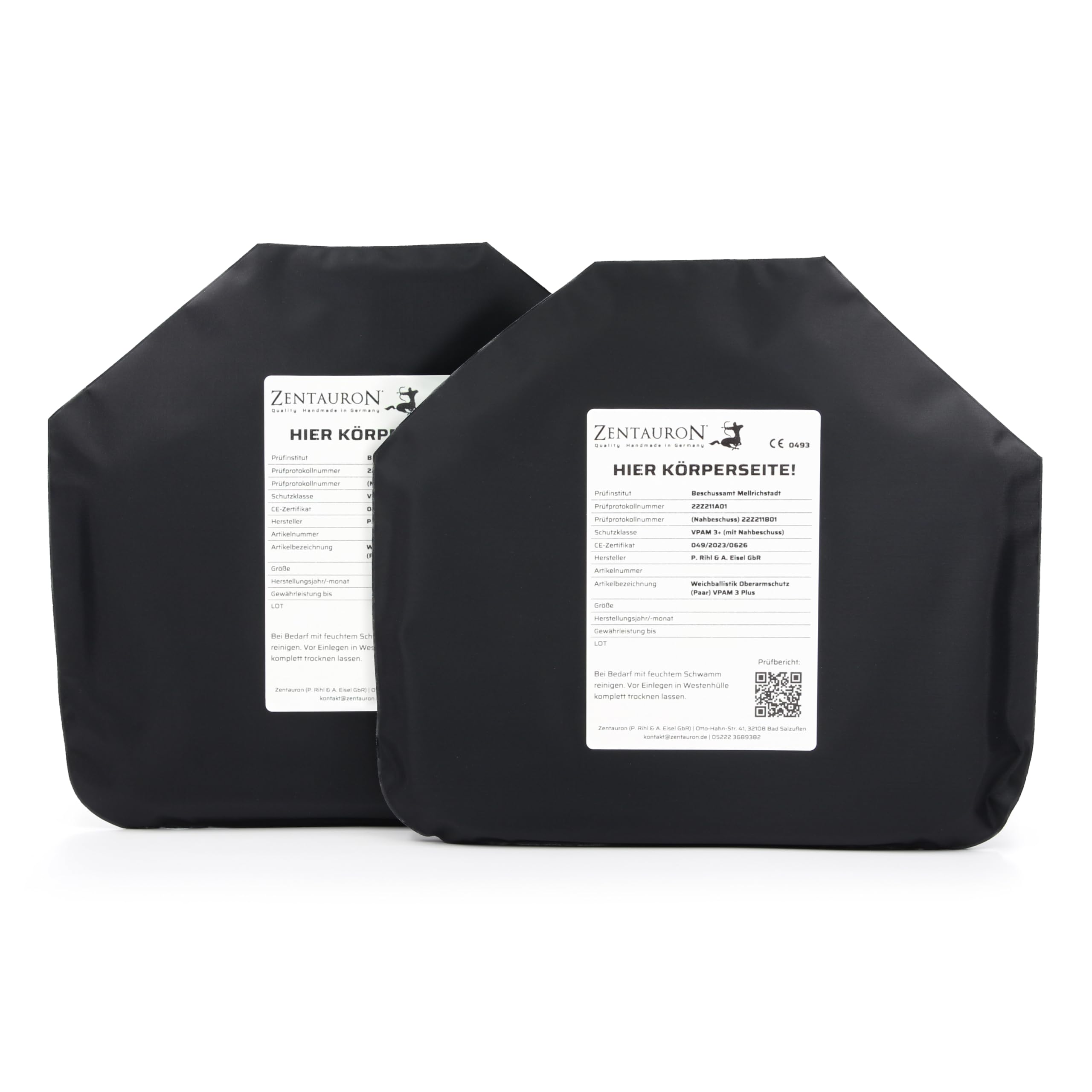 zentauron-thor-oberarmschutz-weichballistik-vpam-3-plus-paar image 1