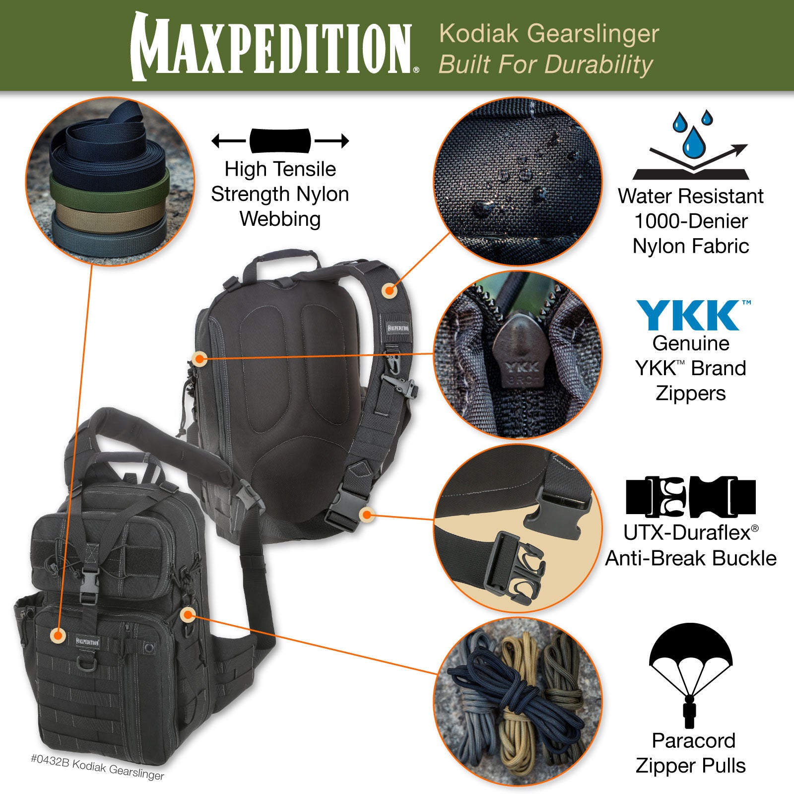 maxpedition-kodiak-gearslinger-sling-rucksack-khaki-22-6-l image 6
